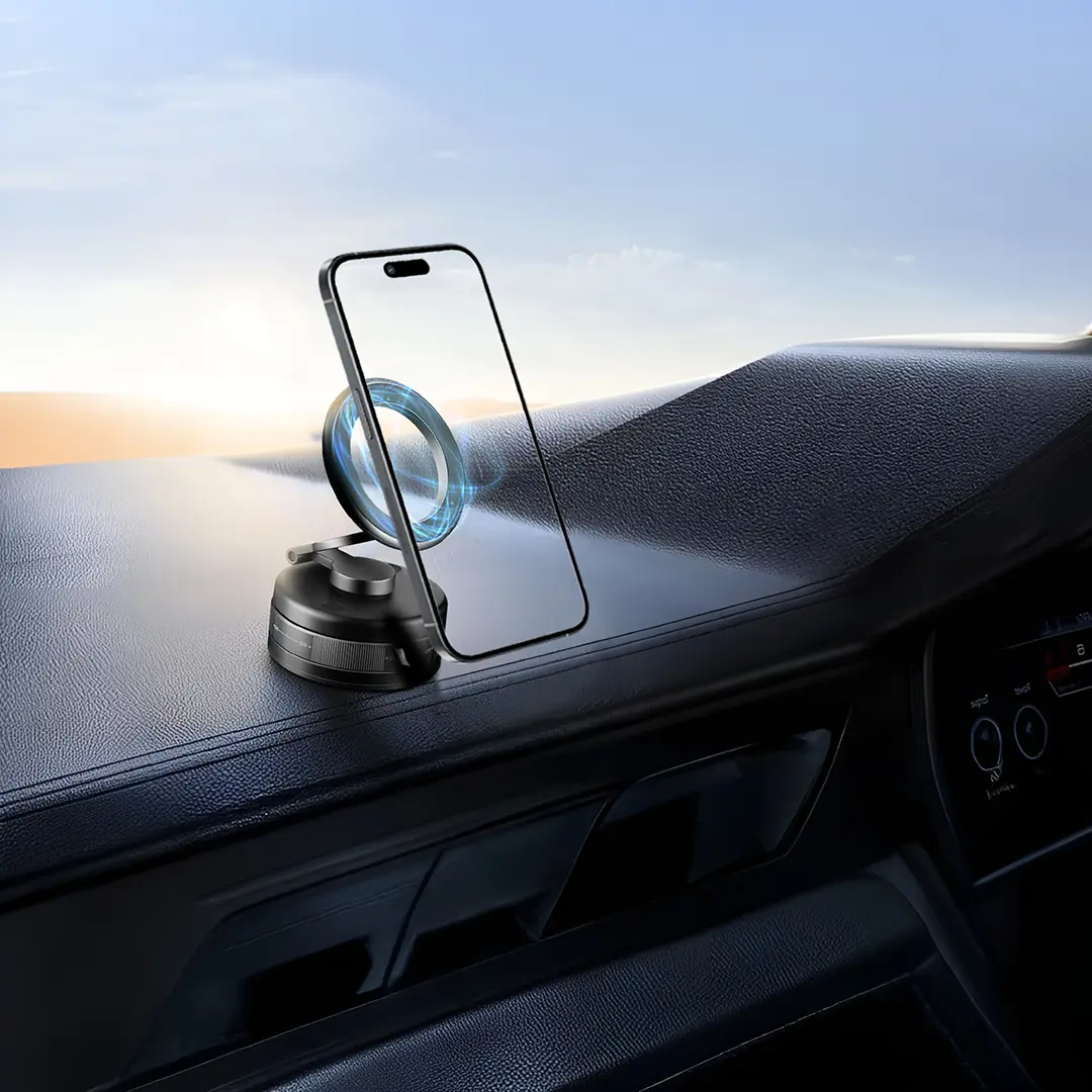 Green Lion GX-40 MagSafe Suction Phone Holder - Black